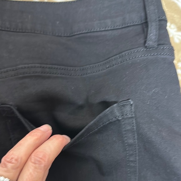 Ava & Viv Black Straight Leg Pants with Belt Loops - Picture 8 of 13